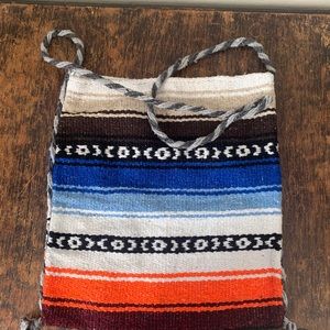 Mexican blanket boho bag